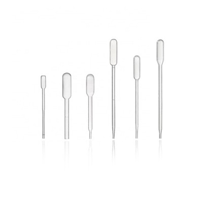 Plastic disposable clear micro transfer pipette for laboratory hospitals