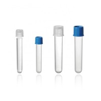 12*75 18*95 test tube culture tube with dual-position snap cap