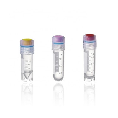 External thread self standing 1.8ml cryogenic vial cryovial cryo tubes